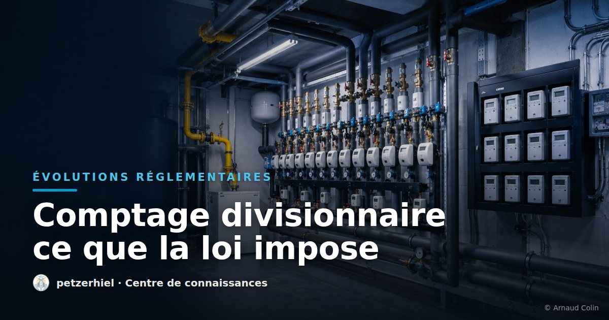 Comptage divisionnaire : ce que la loi impose aux syndics
