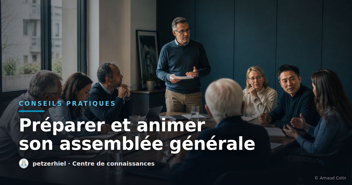 Bien préparer et animer son assemblée générale de copropriété